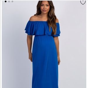 Pinkblush off shoulder Maxi dress